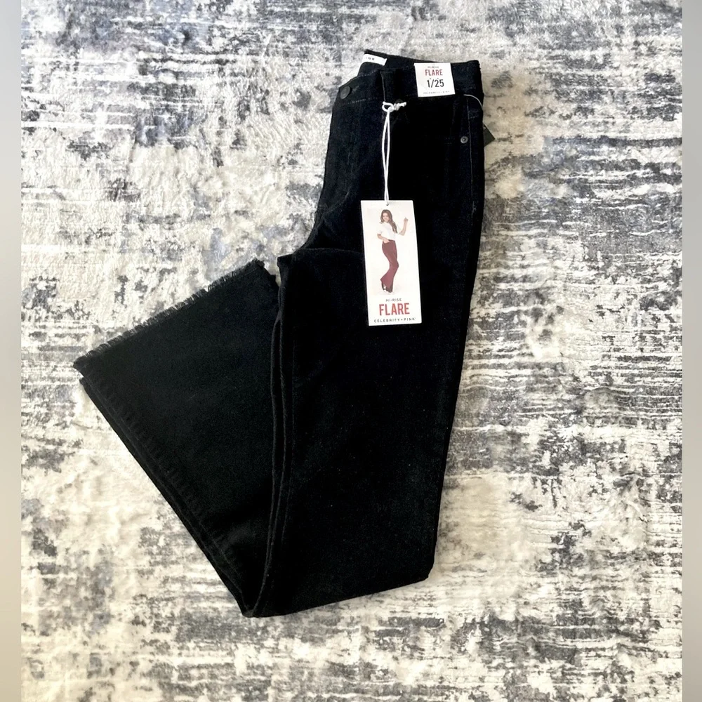Pink's Hi-Rise flare super stretch jeans size 1 - Picture 2 of 7